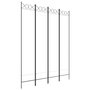Voir la diapositive 2 : VIDAXL Cloison de separation 4 panneaux Blanc 160x200 cm Tissu