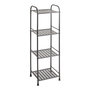 Voir la diapositive 1 : Paris Prix Étagère Design 4 Niveaux  Bonnie  108cm Anthracite