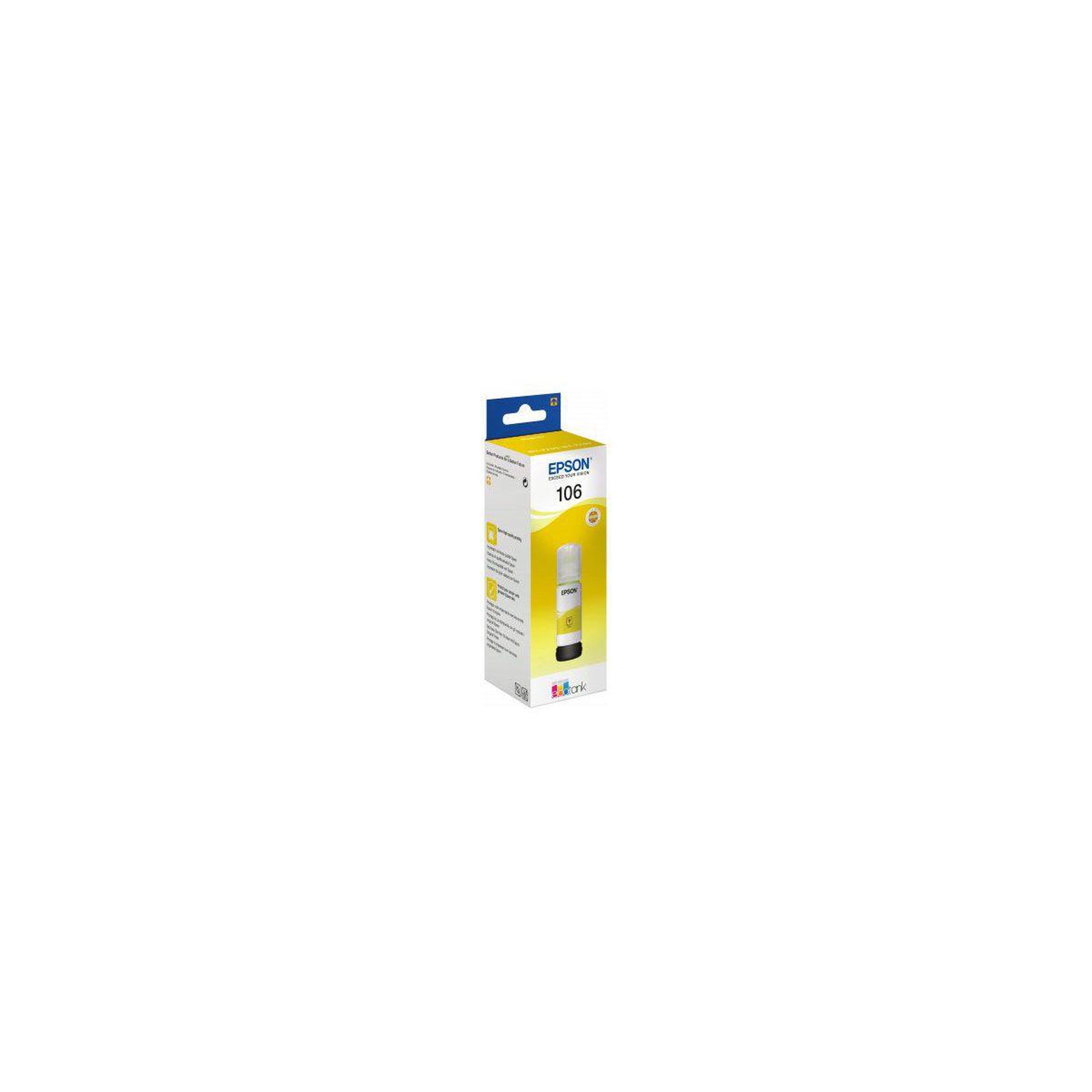Epson Cartouche d'encre bouteille d'encre ecotank 106 jaune (yellow) photo - c13t00r440