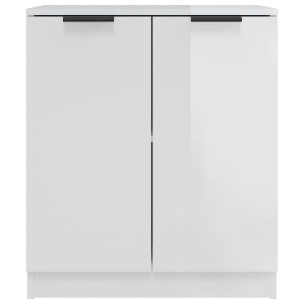 VIDAXL Buffets 2 pcs Blanc brillant 60x30x70 cm Bois d'ingenierie