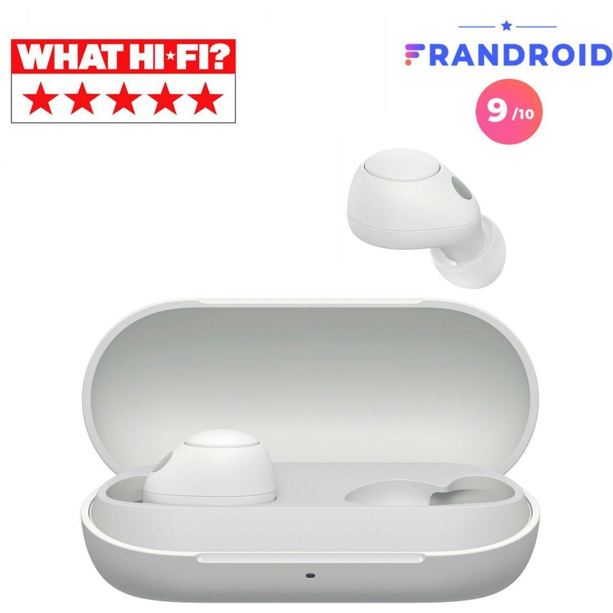 SONY Ecouteurs WF-C700N Blanc