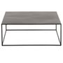 Voir la diapositive 2 : Paris Prix Table Basse Carrée en Métal  Lovra  80cm Noir