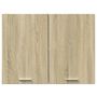 Voir la diapositive 5 : VIDAXL Armoire suspendue Chene sonoma 80x31x60 cm Agglomere
