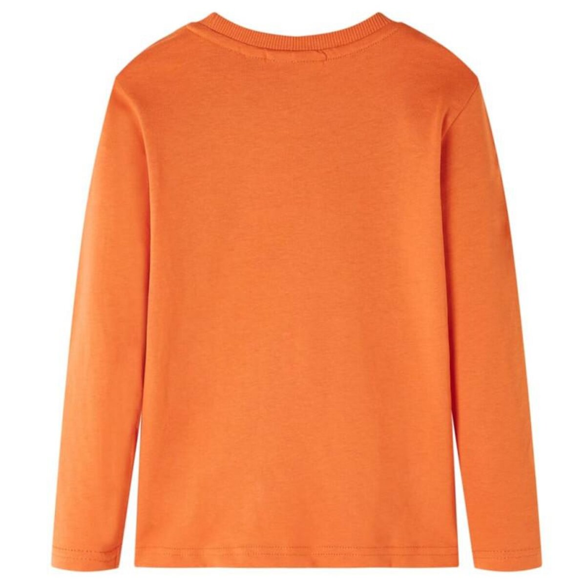 VIDAXL T shirt enfants manches longues orange foncé 104