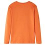 Voir la diapositive 2 : VIDAXL T shirt enfants manches longues orange foncé 104