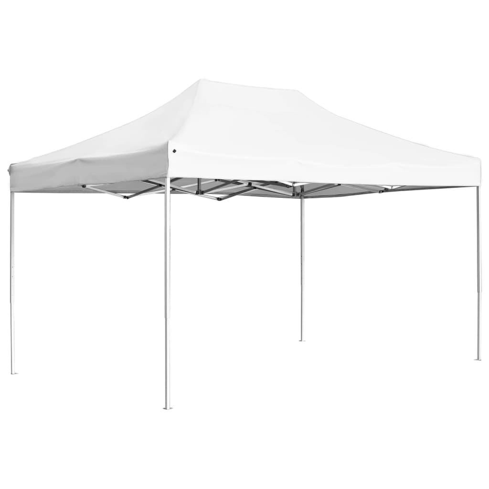 VIDAXL Tente de reception pliable Aluminium 4,5x3 m Blanc