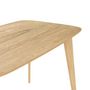 Voir la diapositive 5 : Rendez vous déco Table rectangulaire 4 personnes en bois clair 120 cm - Oman