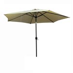 WERKAPRO Parasol Droit Ø2,7 m crème - WERKA PRO