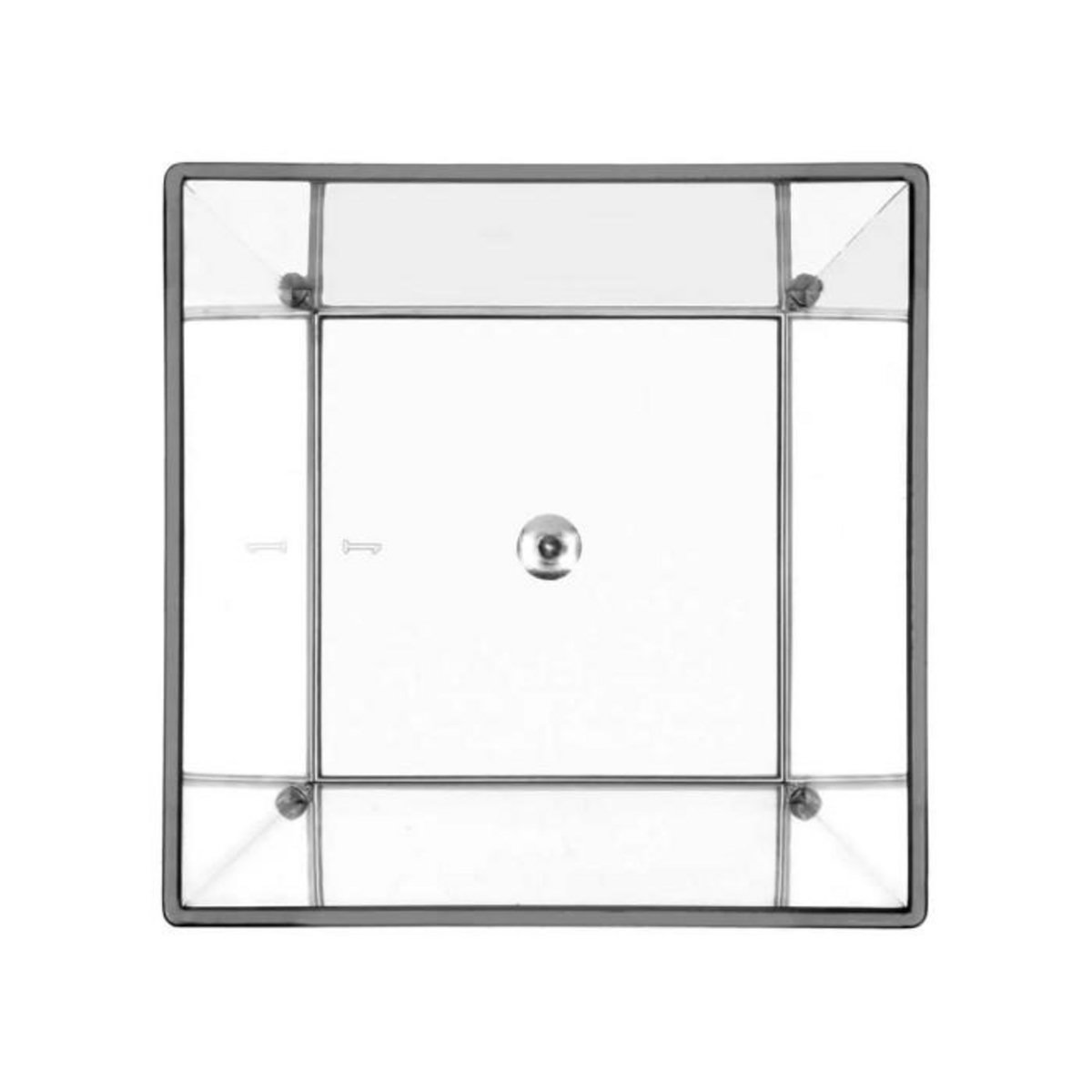 FIVE Lot de 8 Verrines Plastique Réutilisable  Carré  8,5cl Transparent