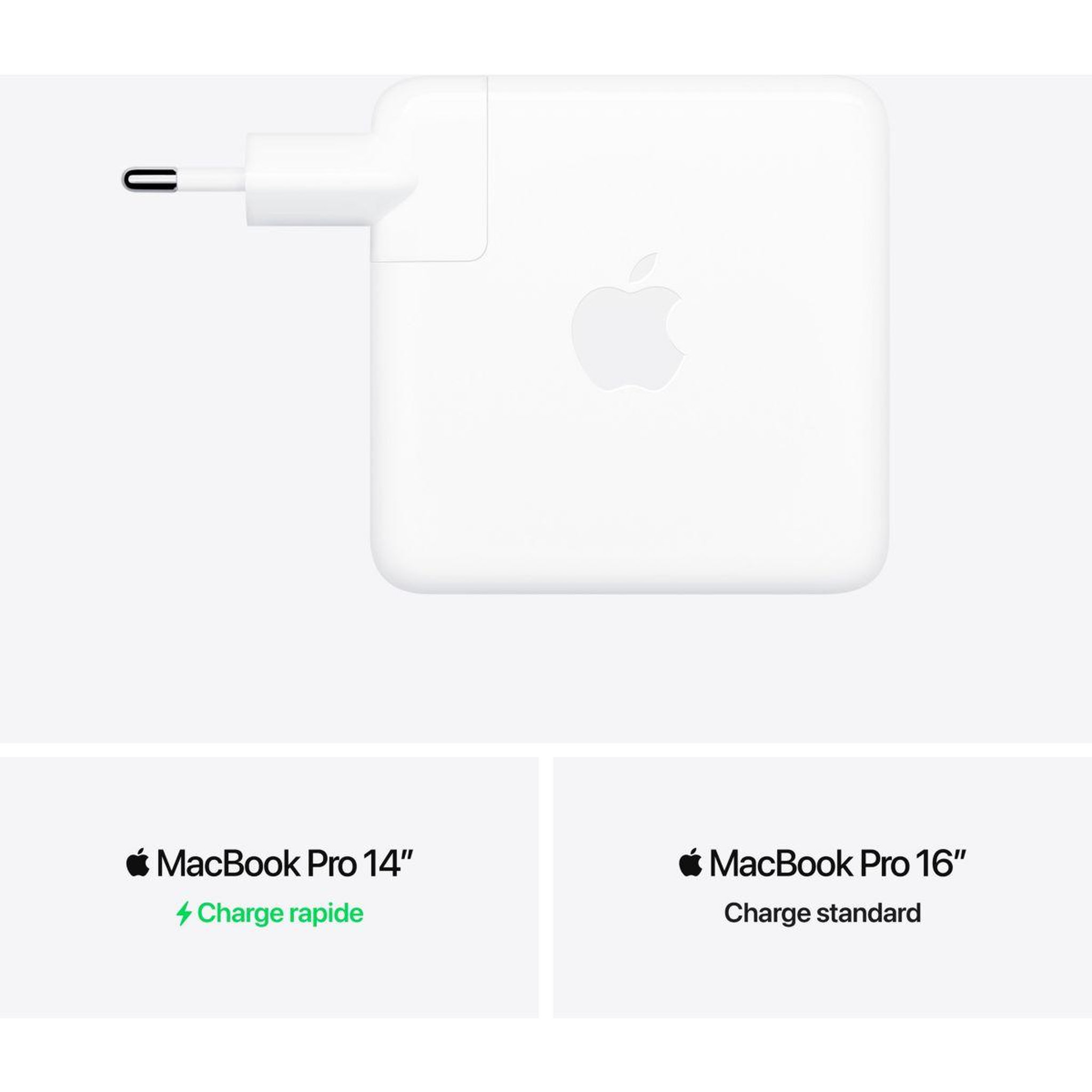 Voir la diapositive 4 : APPLE Chargeur ordinateur portable 96w usb-c blanc