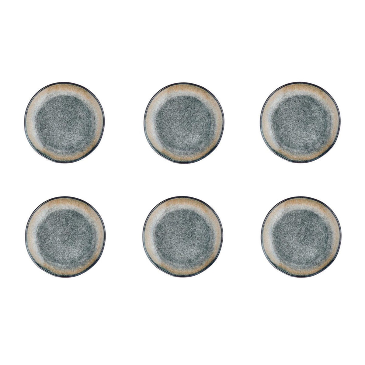 BJORN Assiette GENESIS Ø20,5cm - 6 pièces - Terre