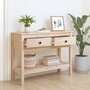 Voir la diapositive 3 : VIDAXL Table console 100x35x75 cm Bois massif de pin