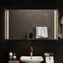 Voir la diapositive 1 : VIDAXL Miroir de salle de bain a LED 100x60 cm