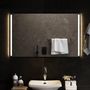 Voir la diapositive 1 : VIDAXL Miroir de salle de bain a LED 100x60 cm