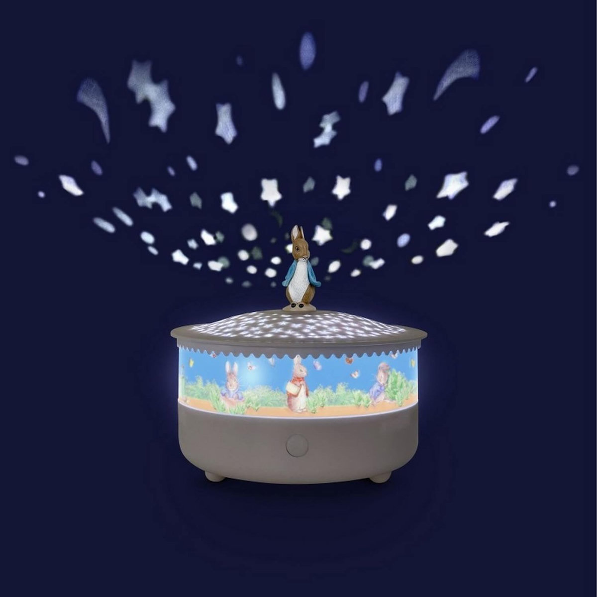 Trousselier Projecteur d Etoiles Pierre Lapin 14 Cm musicale