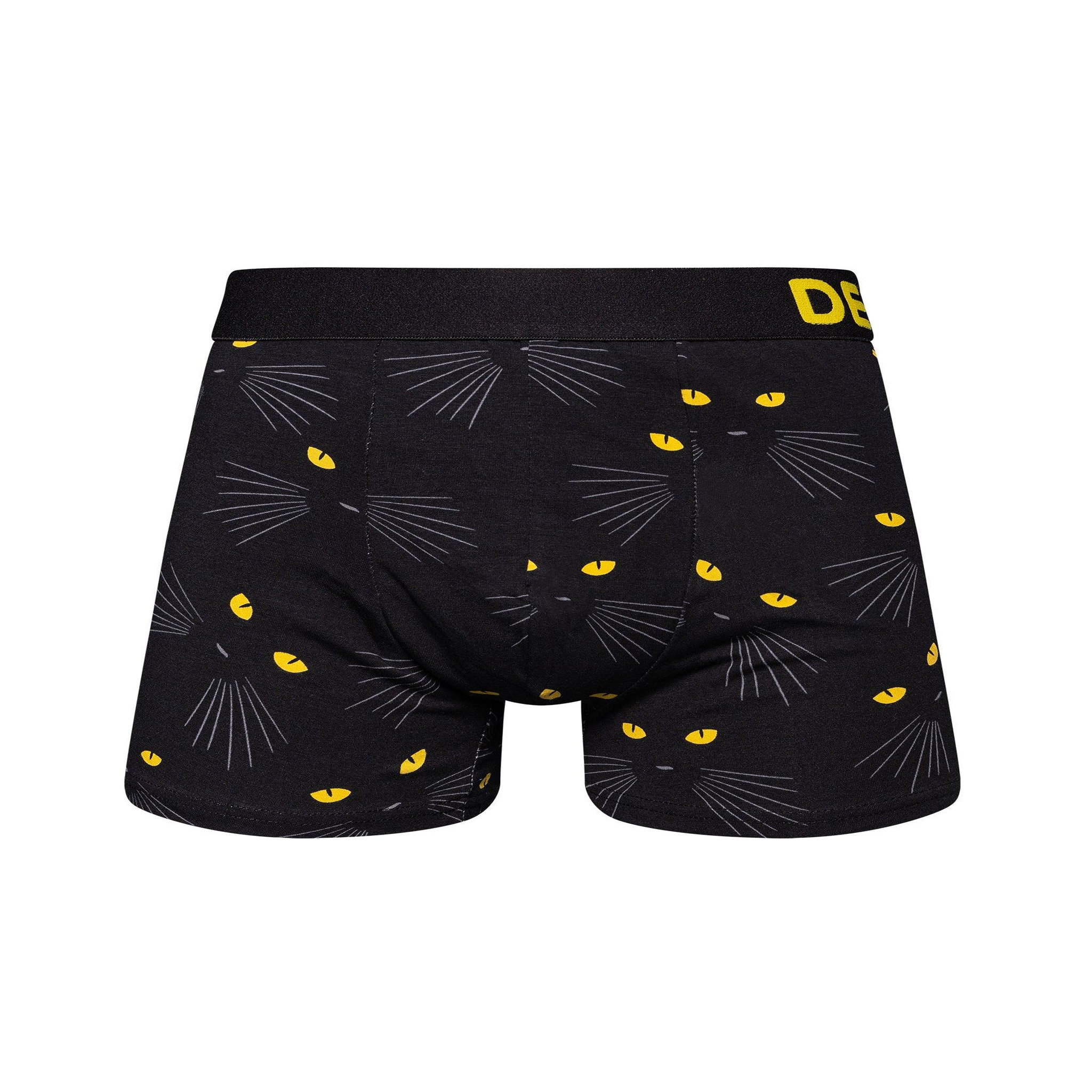 DEDOLES Boxer homme les yeux de chat. Coloris disponibles : Noir