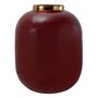 Voir la diapositive 1 : Paris Prix Vase Rond Déco  Nyvo  20cm Prune & Or