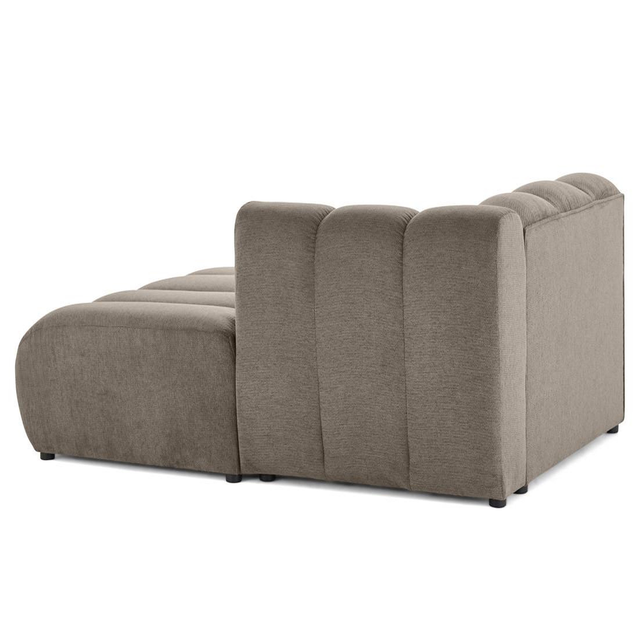Voir la diapositive 5 : BEST MOBILIER Debbie - module d'assise méridienne droit en tissu texturé
