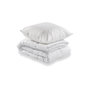 Voir la diapositive 3 : DEKO DREAM Pack pret a dormir TOP matelas 90x190 cm + Sommier + Couette + 1 oreiller 60x60 cm - 14 cm