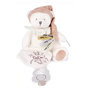 Voir la diapositive 2 : DOUDOU ET COMPAGNIE Doudou 25 ans - Ours rose pantin attache sucette