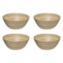 Voir la diapositive 1 : FIVE Lot de 4 Saladiers en Bambou  Ela  17cm Naturel