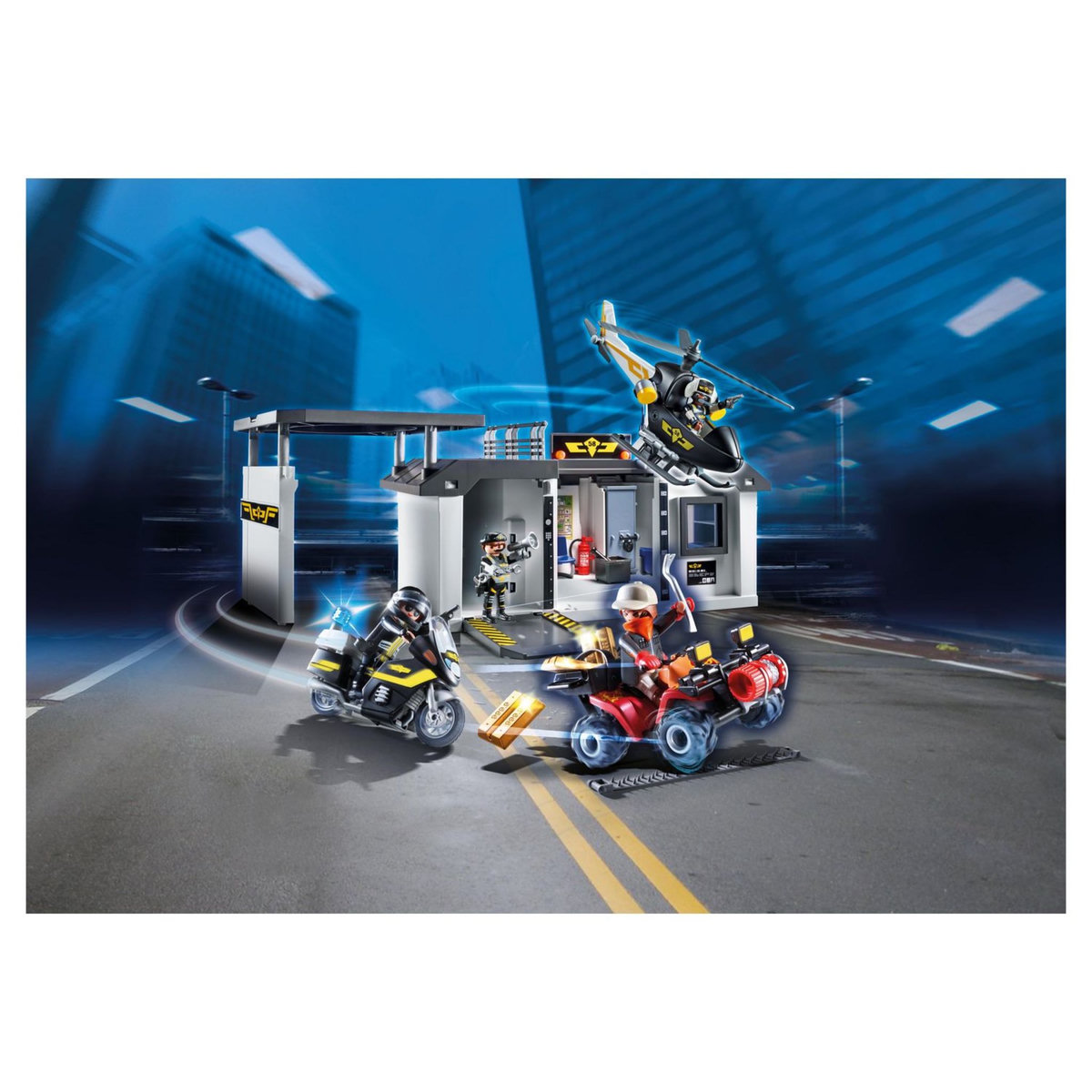 PLAYMOBIL 70338 - City Action - Quartier général des policiers d'élite