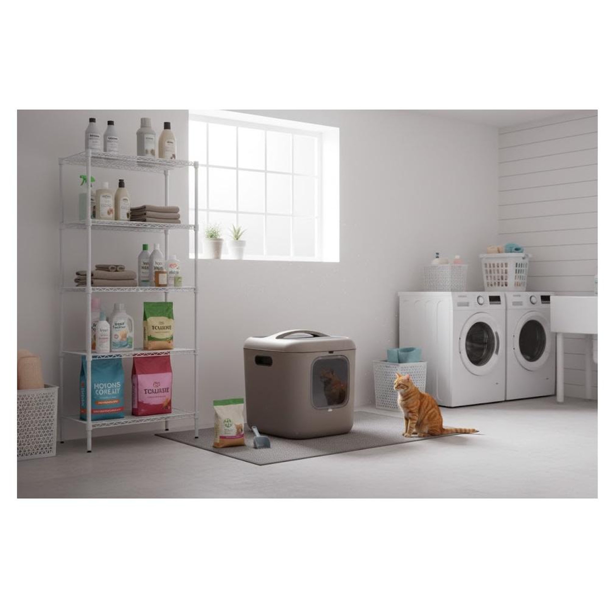 Voir la diapositive 3 : Eden Maison de toilette pour chat romy