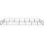 Voir la diapositive 2 : VIDAXL Chenil Noir 21 m² Acier
