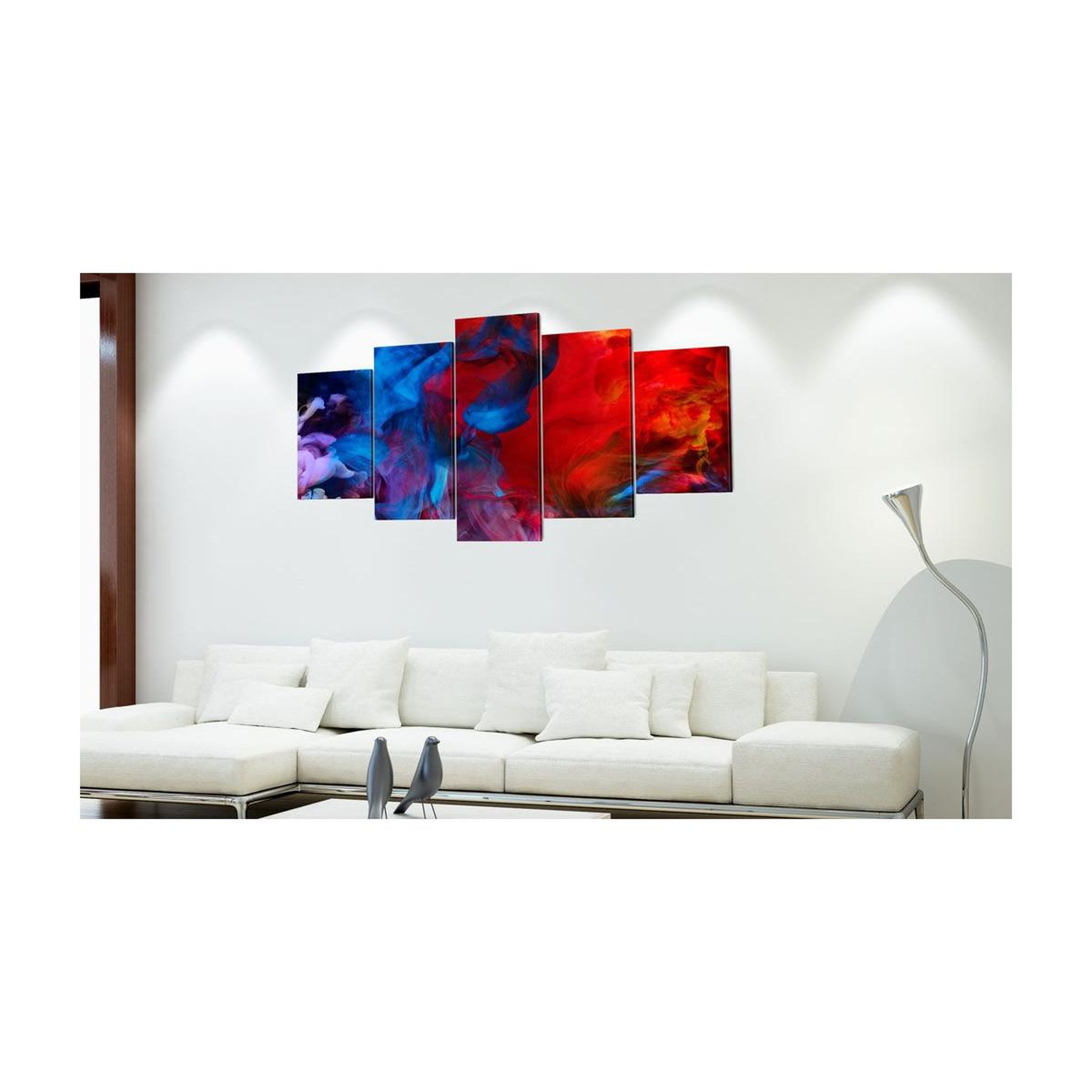 Voir la diapositive 2 : Paris Prix Tableau Imprimé  Dance of Colourful Flames