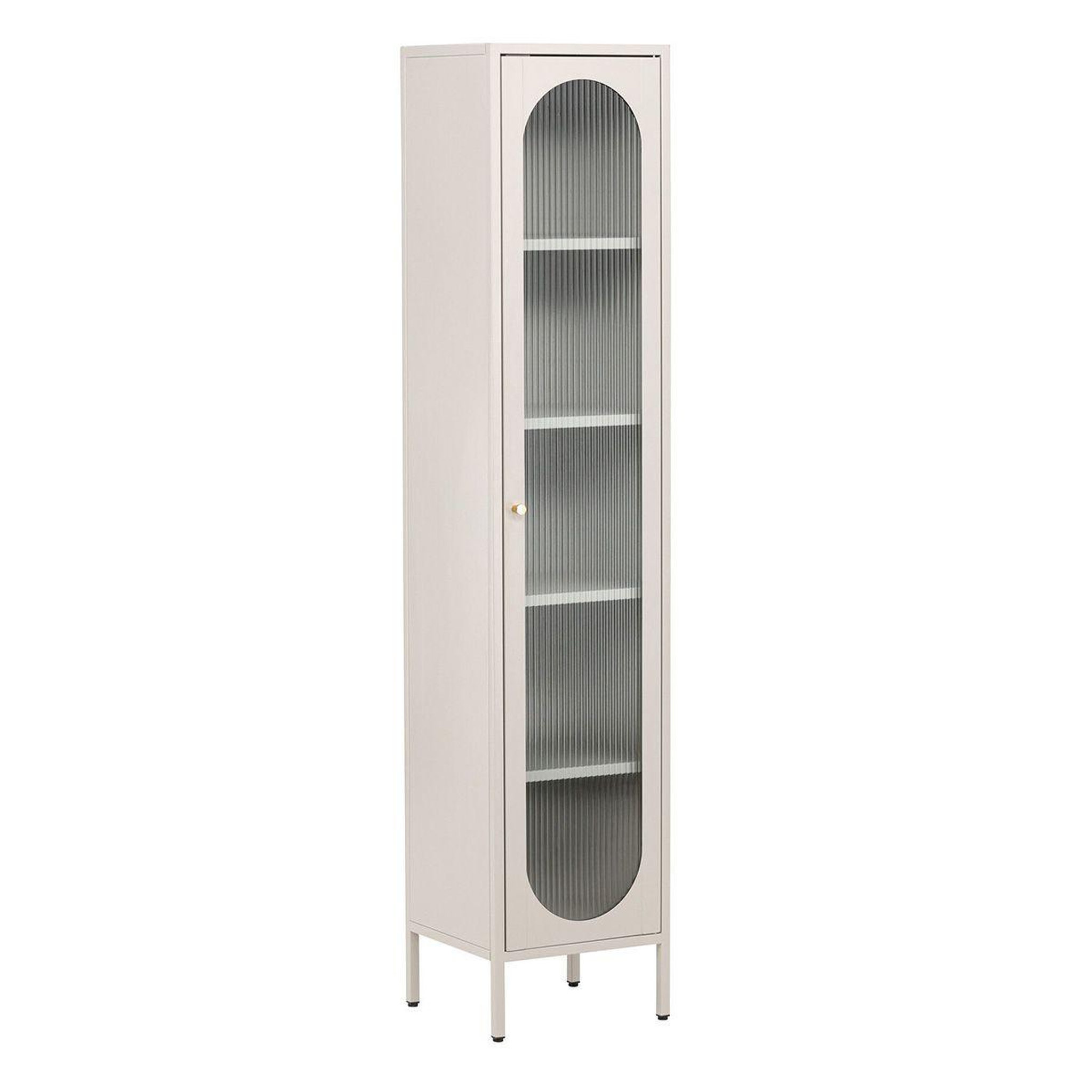 Paris Prix Vitrine design en métal  cali  180cm beige