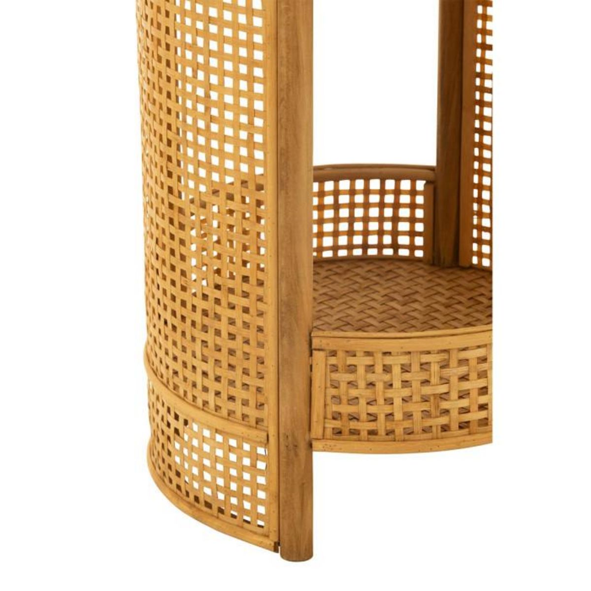 Paris Prix Table d'Appoint en Bambou  Double  49cm Naturel