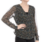 JACQUELINE DE YONG Blouse  à fleurs Femme JDY Isabell. Coloris disponibles : Noir