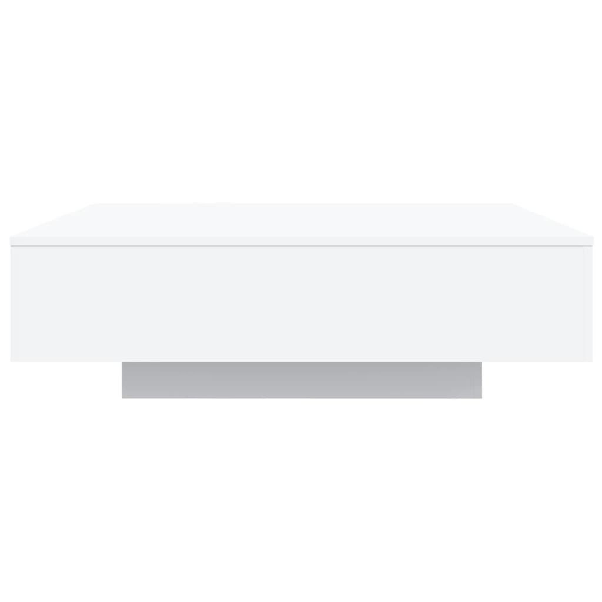 Voir la diapositive 5 : VIDAXL Table basse blanc 100x100x31 cm bois d'ingenierie