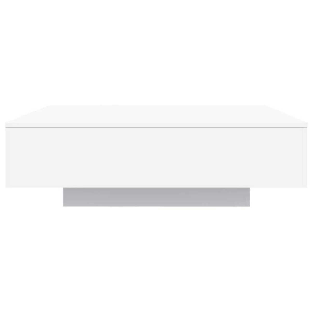 VIDAXL Table basse blanc 100x100x31 cm bois d'ingenierie