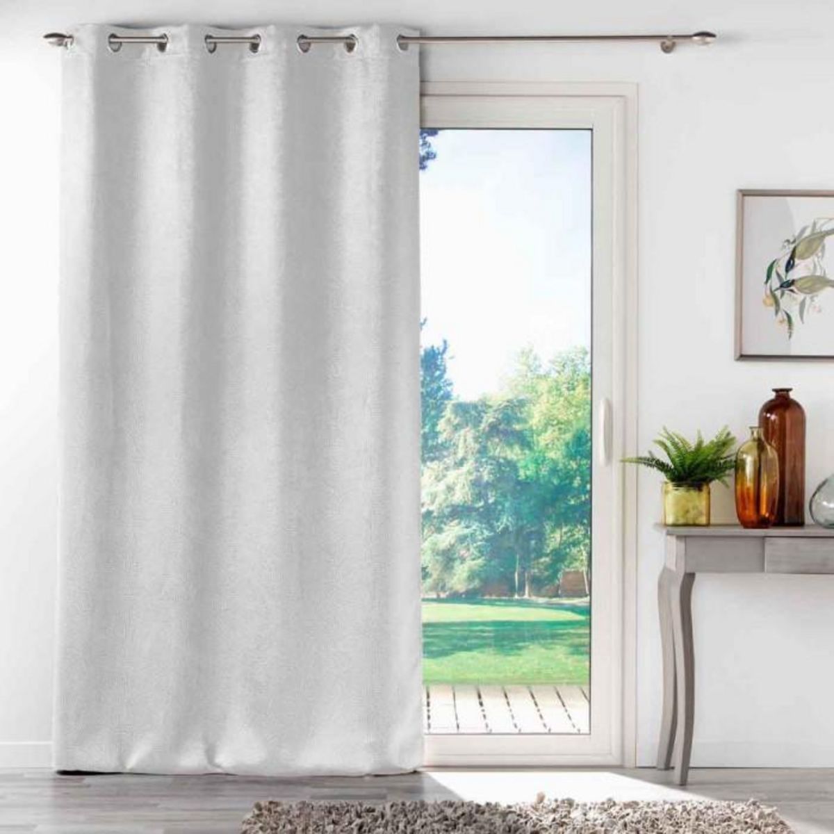 Paris Prix Rideau Occultant  Anthea  135x240cm Blanc