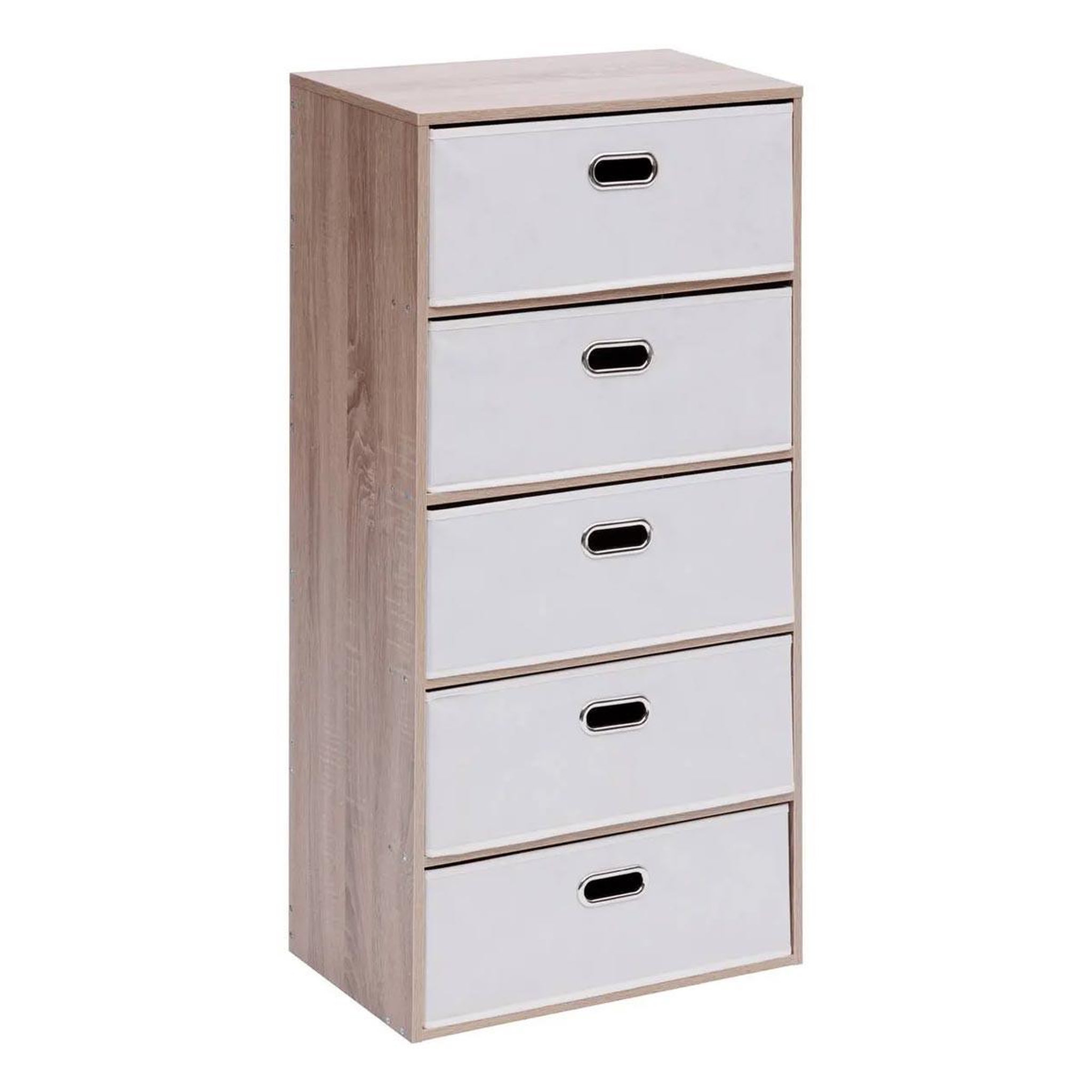 FIVE Commode 5 tiroirs paniers  dress up  100cm beige