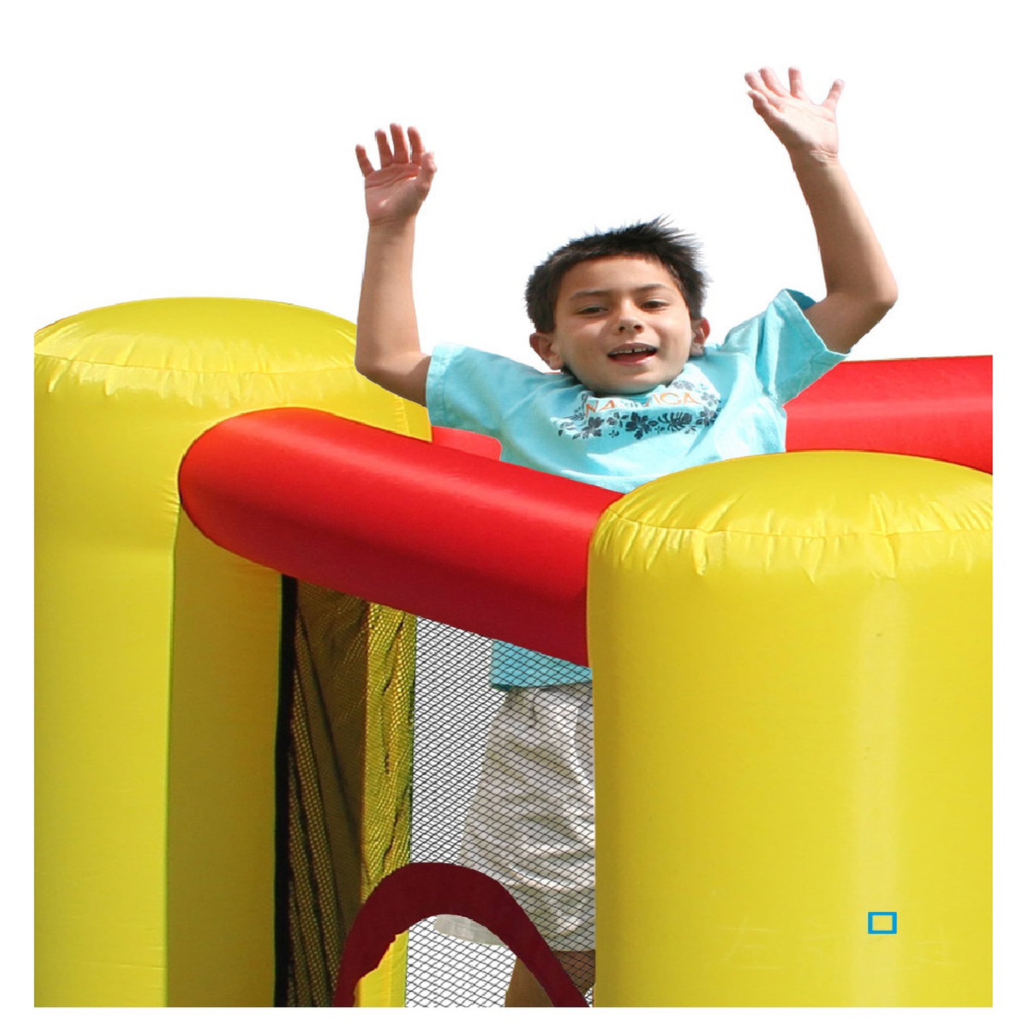 Voir la diapositive 3 : HAPPY HOP Aire de jeux gonflable Maison 7 en 1