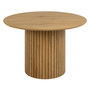 Voir la diapositive 3 : LISA DESIGN Tardis - table à manger ronde - effet bois- 4 personnes