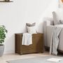 Voir la diapositive 3 : VIDAXL Boîte de rangement Marron miel 60x32x45,5 cm Bois massif de pin
