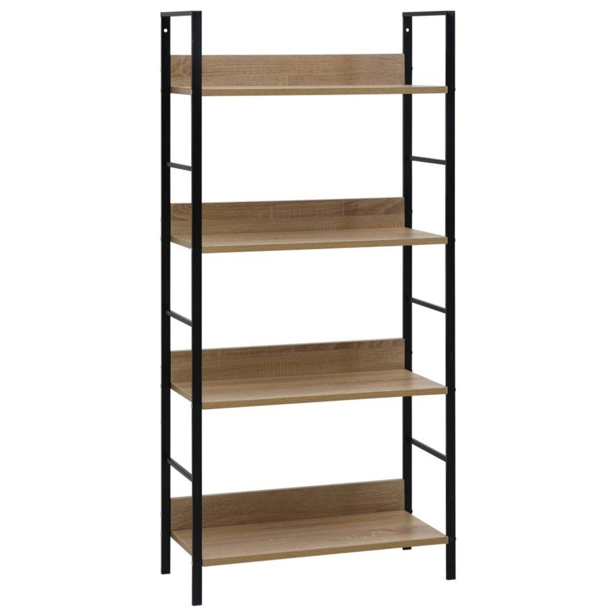 VIDAXL Bibliotheque a 4 niveaux chene 60x27,6x124,5 cm bois ingenierie