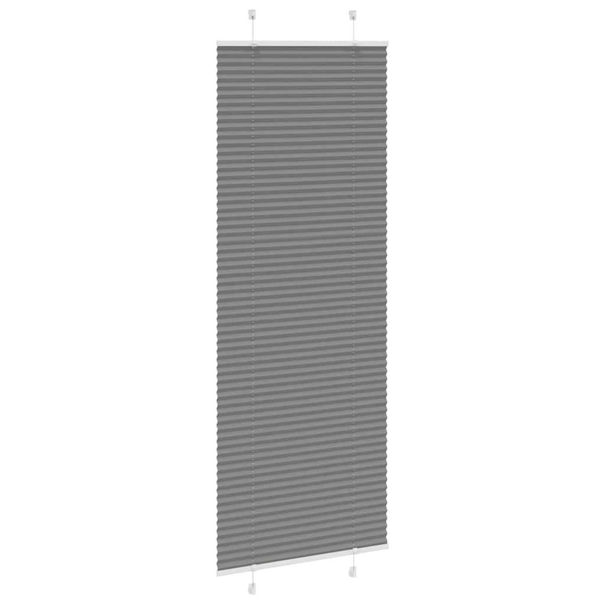Voir la diapositive 3 : VIDAXL Store plisse anthracite 75x200 cm largeur du tissu 74,4 cm