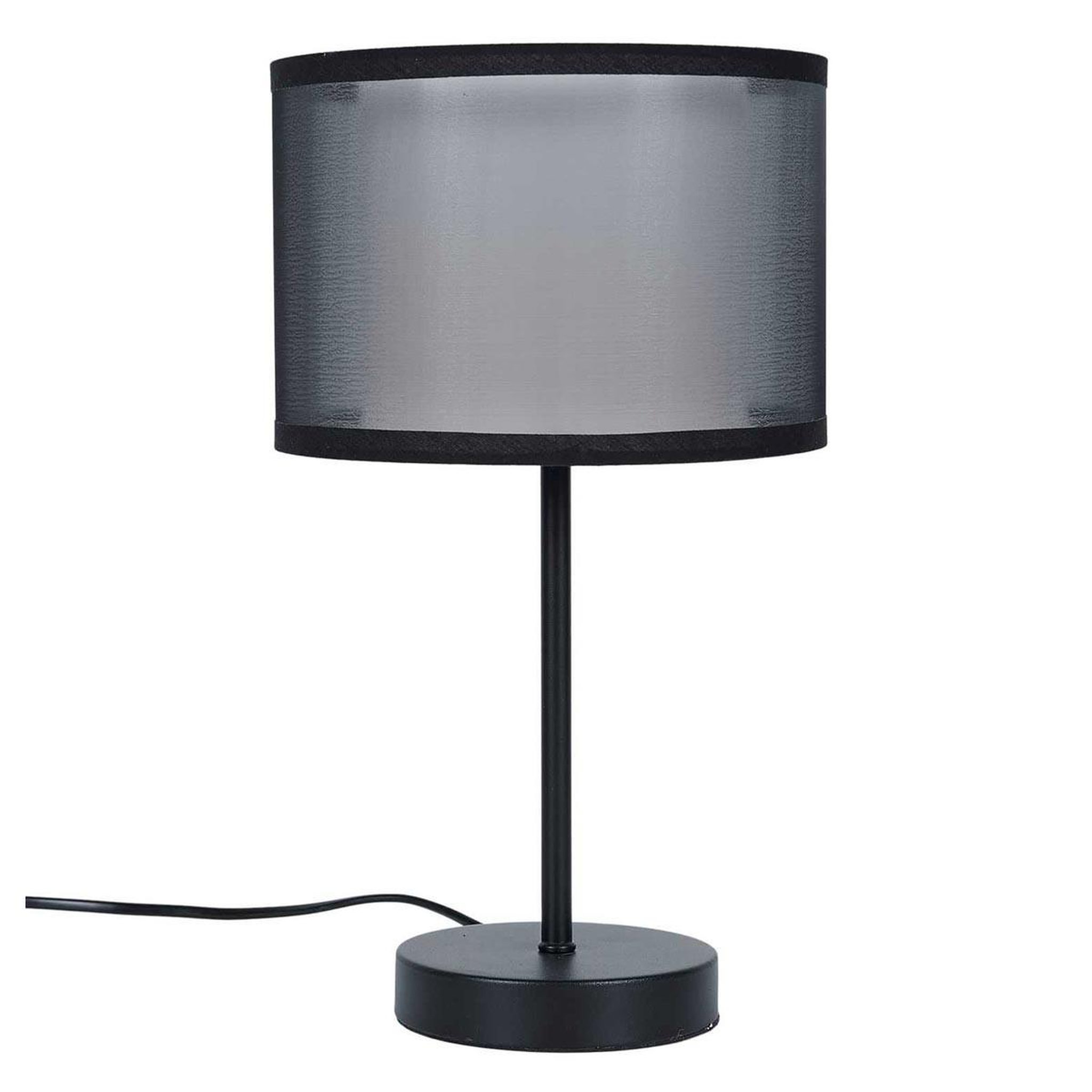 The Home Deco Factory Lampe à poser en métal  double  31cm noir