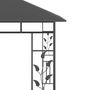 Voir la diapositive 5 : VIDAXL Belvedere avec moustiquaire 3x3x2,73 m Anthracite 180 g/m^2
