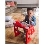 Voir la diapositive 4 : One Two Fun Clavier + tabouret + micro rouge 