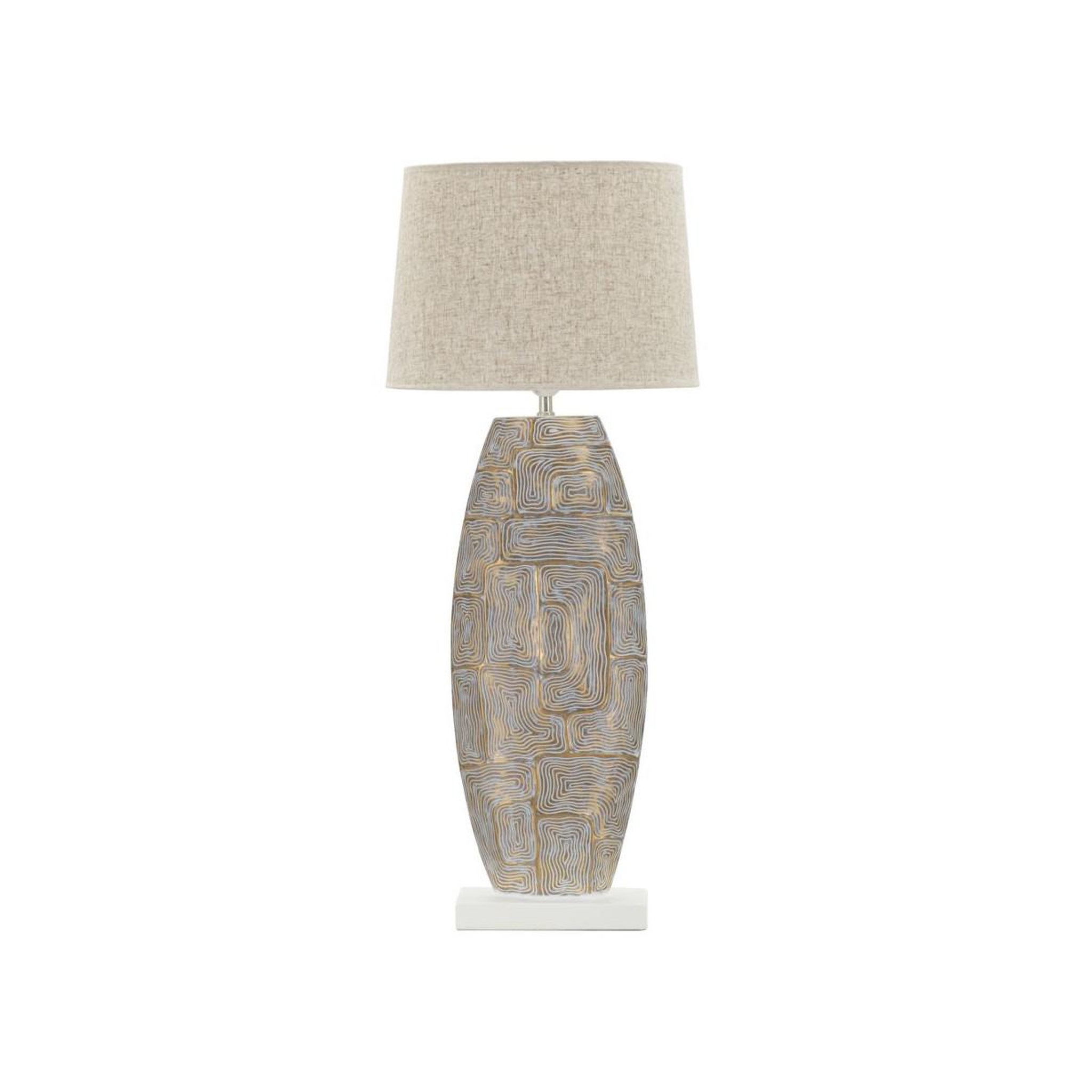 Paris Prix Lampe à poser en résine  elips  90cm or