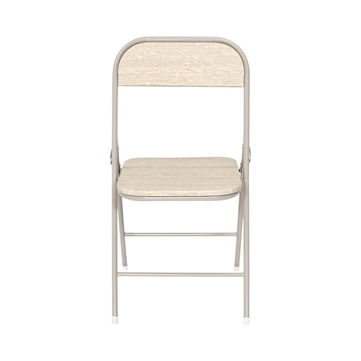 Paris Prix Lot de 4 Chaises Pliantes  Terra Nova  78cm Beige