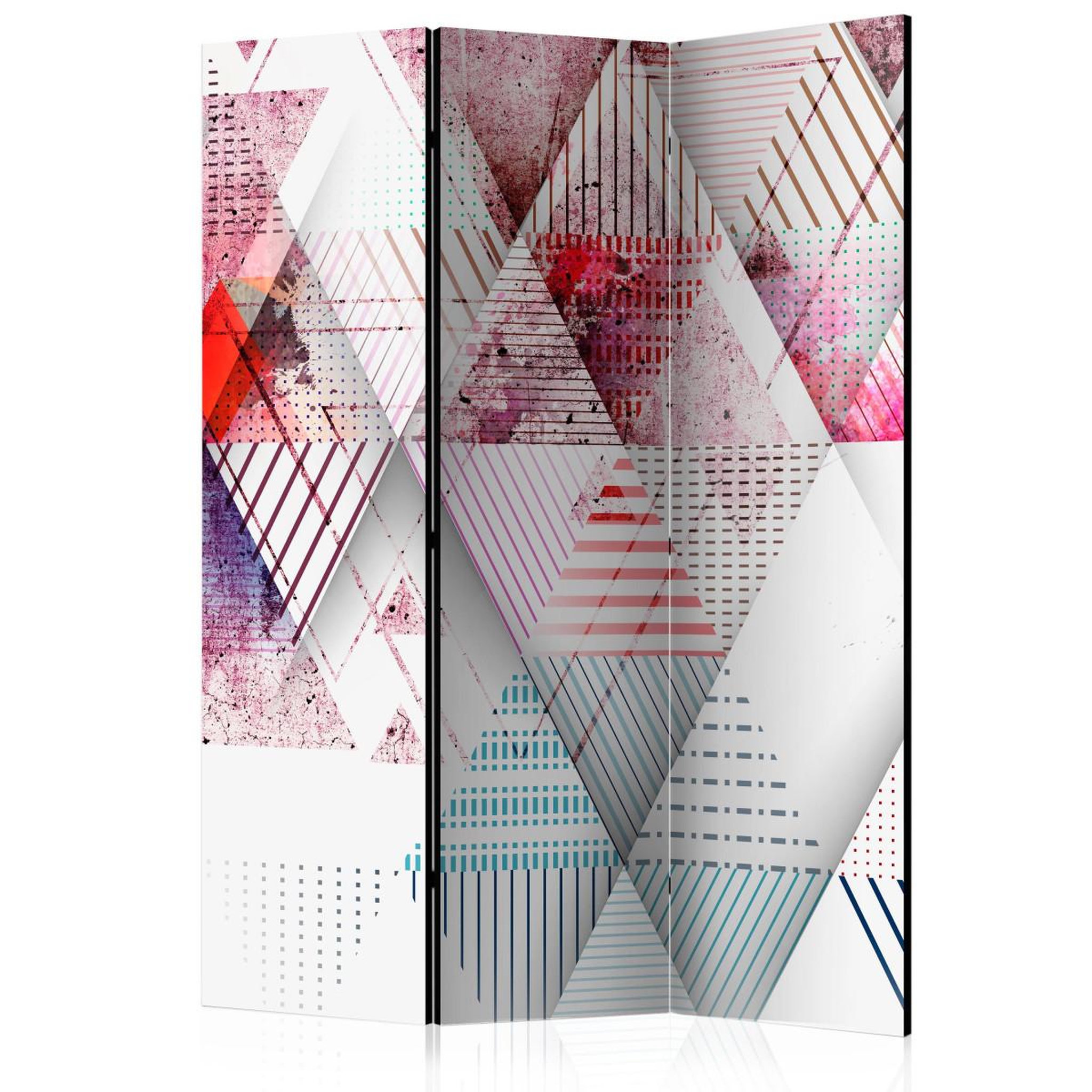 Paris Prix Paravent 3 volets  triangular world  135x172cm