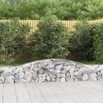VIDAXL Panier de gabions arque 400x30x40/60 cm Fer galvanise