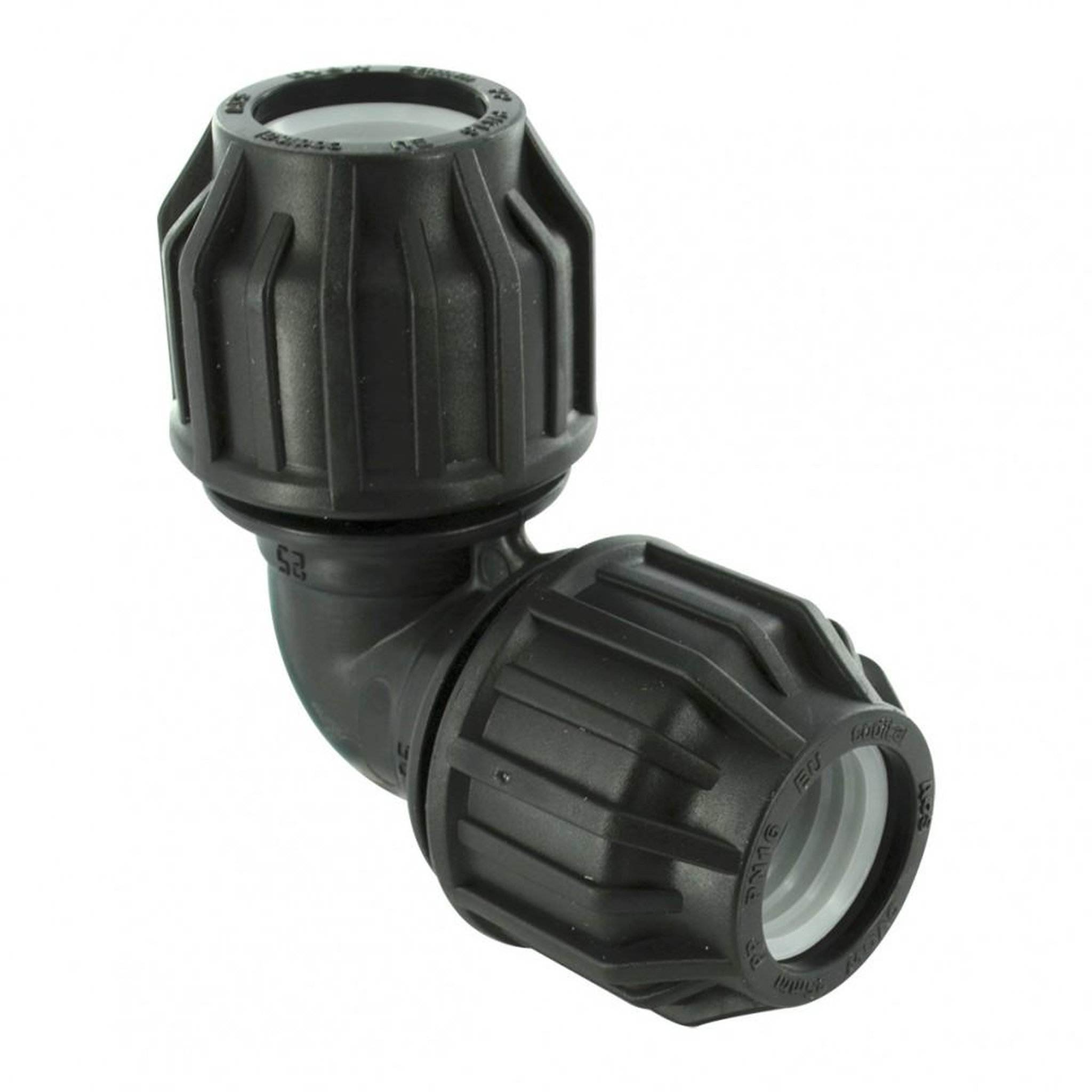 CENTRALE BRICO Raccord coudé 90° à compression plastique F 26 x 34 pour tube en polyéthylène