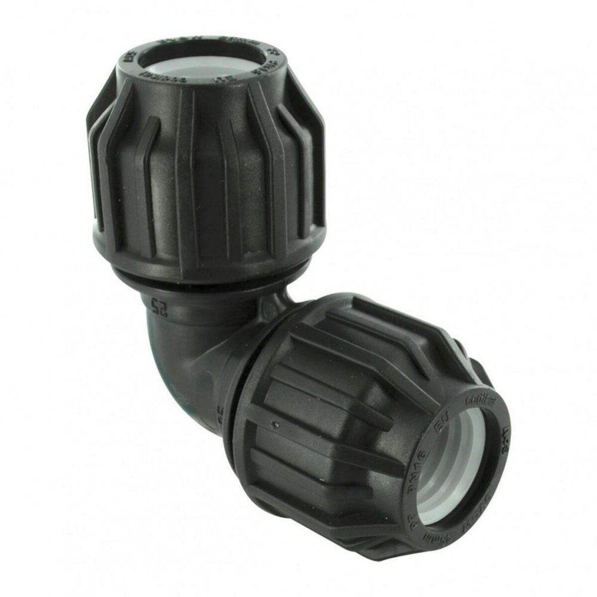 CENTRALE BRICO Raccord coudé 90° à compression plastique F 26 x 34 pour tube en polyéthylène